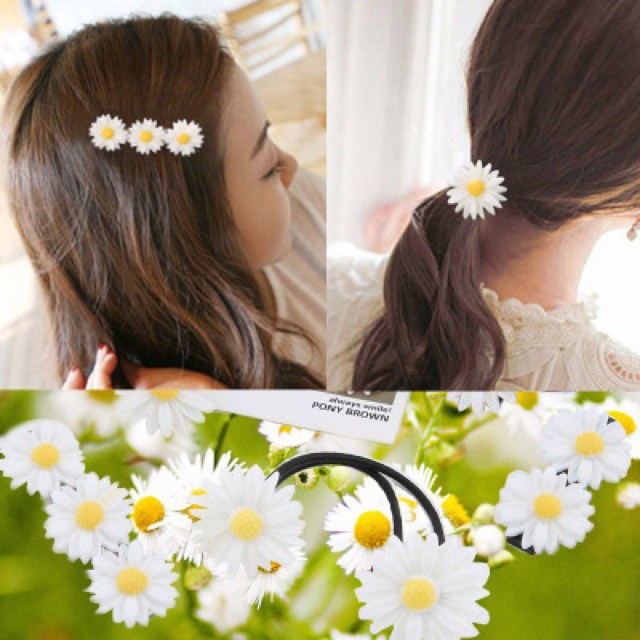 Tie hair Korean chrysanthemum hair pin Shopee Malaysia