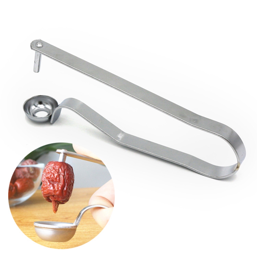 Seed Remover Red Dates Seed Gadget Fruit Pitte Easy Pitter Olive Machine Corer Remover Stainless Steel Kitchen Shopee Malaysia