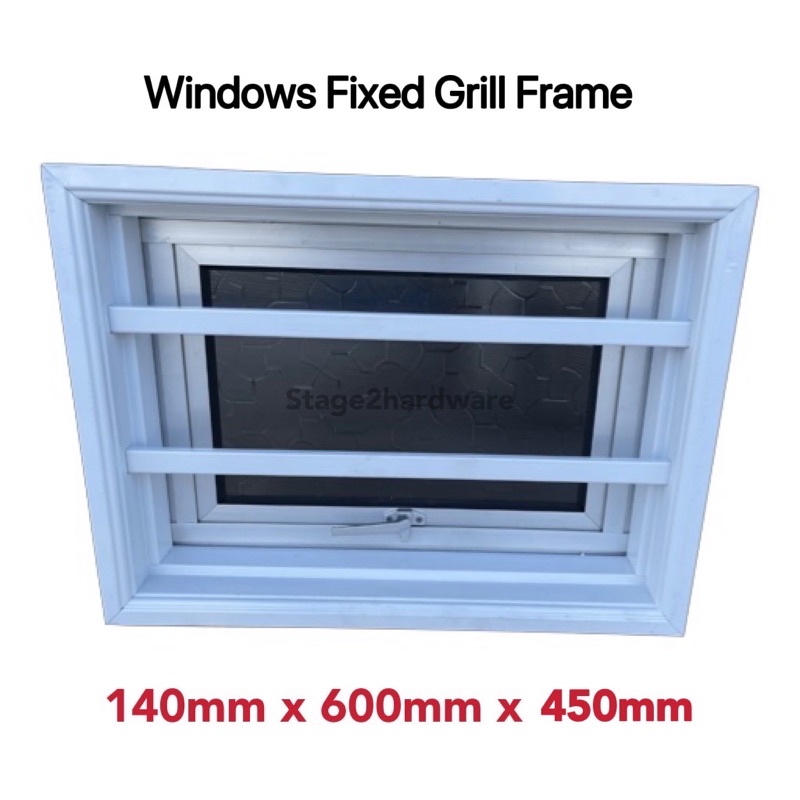 (WITHOUT PAINT) Window Fixed Grill Frame / Frame Tingkap / Casement