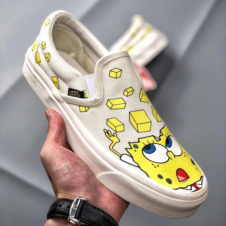 vans spongebob slip on