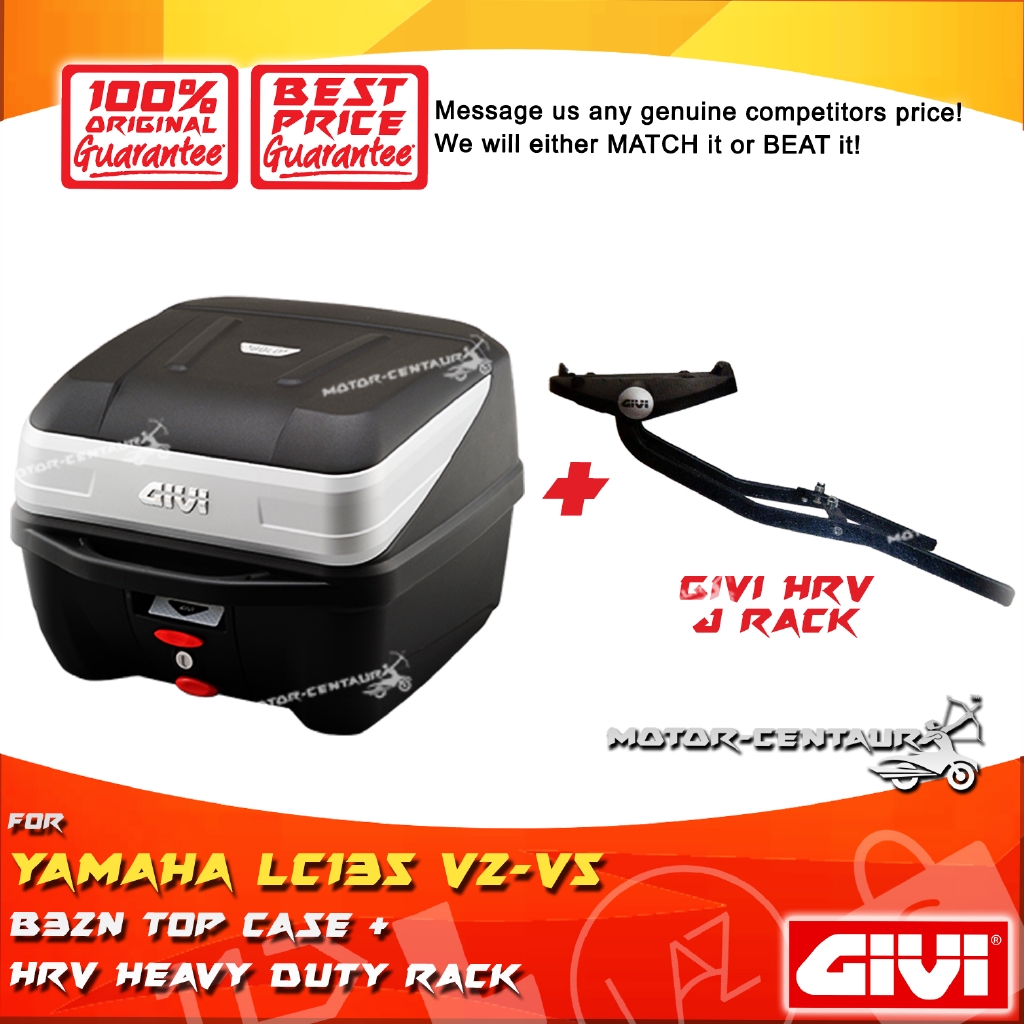 SET KOMBO KOTAK BOX GIVI B32 B32N TOP CASE YAMAHA LC135 SET KOMBO KOTAK BOX GIVI B32 B32N TOP CASE YAMAHA LC135