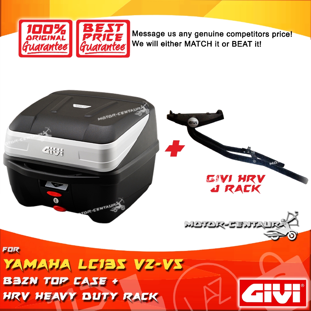 SET KOMBO KOTAK  BOX  GIVI B32 B32N TOP CASE YAMAHA LC135 