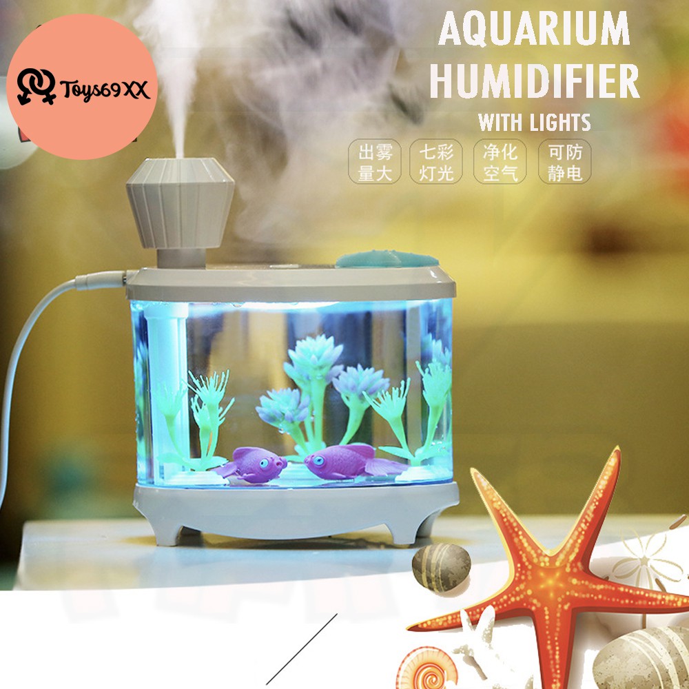 Creative Fish Tank Humidifier Household USB Ultrasonic Air Humidifier