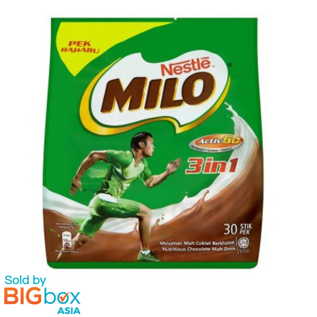 Milo Activ-Go Chocolate Malt Drink 30 Sticks x 33g | Shopee Malaysia