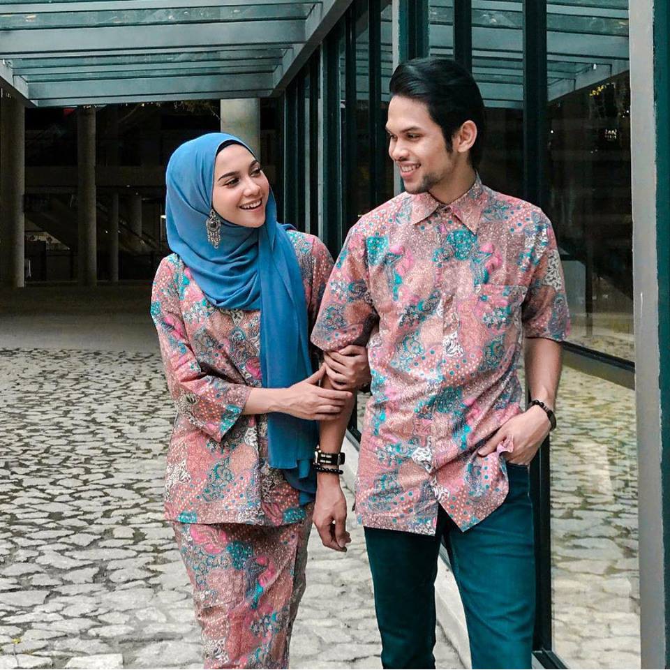  Baju  Batik  Couple  Sedondon Cotton Premium Kurung Kedah dan 