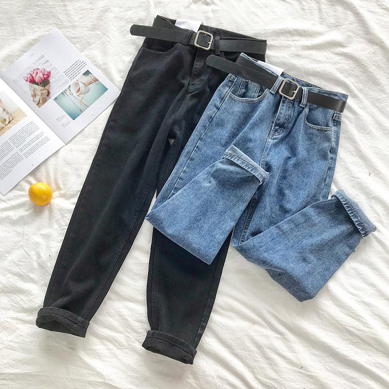 Ready Stock Jeans Korean Style Women High Waist Harem Skinny Loose ...