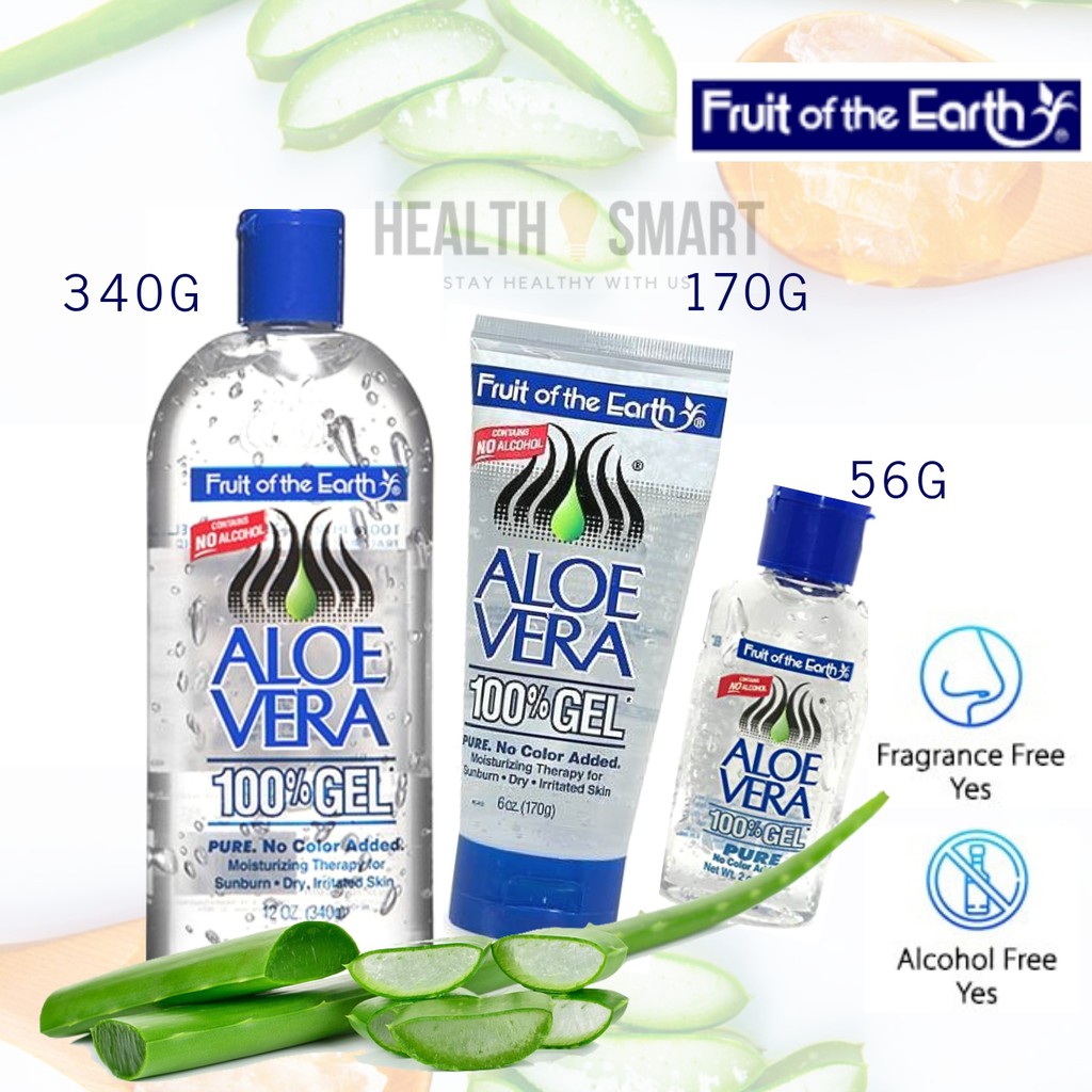 Fruit Of The Earth Aloe Vera 100 Gel [340g/170g/56g] No fragrance/Rose Petal Shopee Malaysia