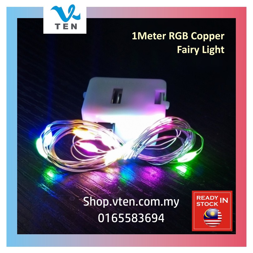 3Modes LED String Fairy Lights Battery Included (1/2/3M)/3种模式切换钢线灯串 Free battery