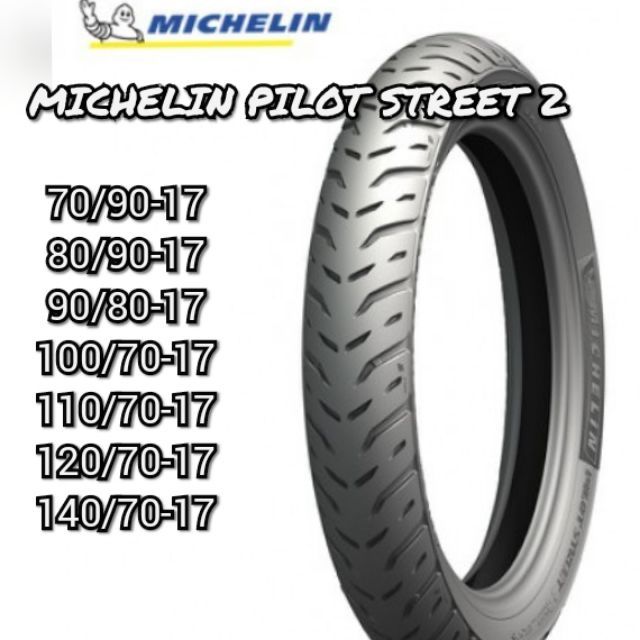 MICHELIN PILOT STREET /PILOT STREET 2/ MOTO GP TUBELESS TYRES 70/9017