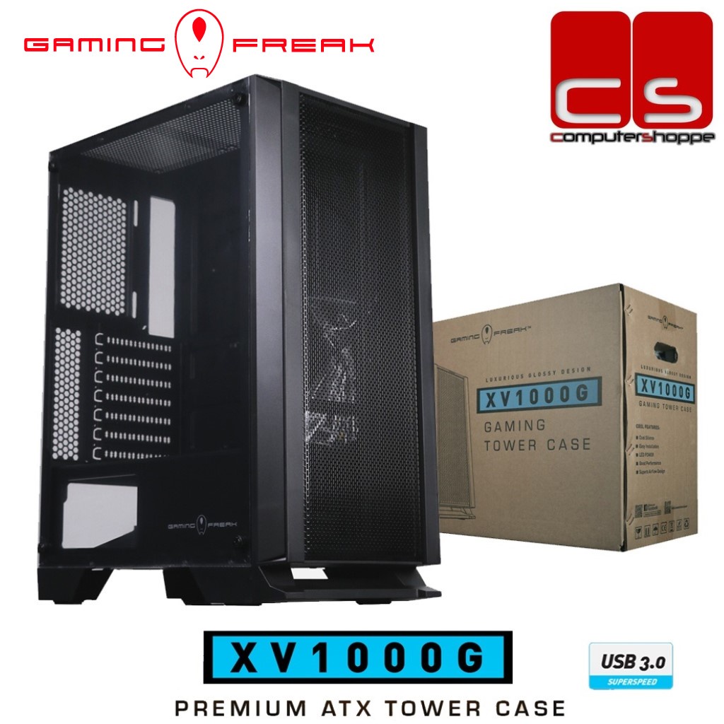Gaming Freak XV100G/XV1000G Premium ATX MidTower Case Shopee Malaysia