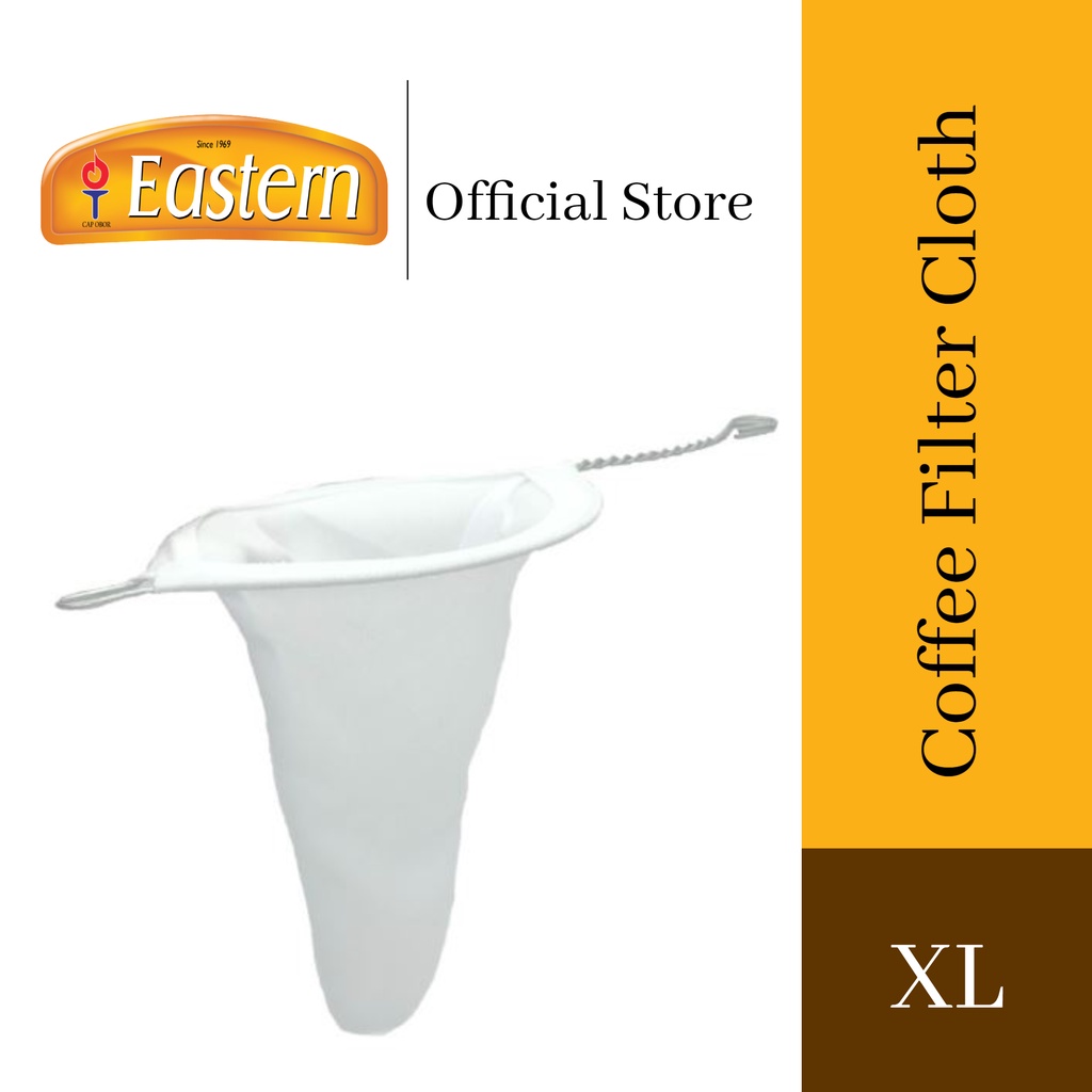 Eastern 东方 Cotton Cloth Coffee/Tea Filter (Sock Strainer) 咖啡/茶过滤器(网袋) Tapis Kopi & Teh XL Size （Kopitiam，Mamak，Cafe 同款）
