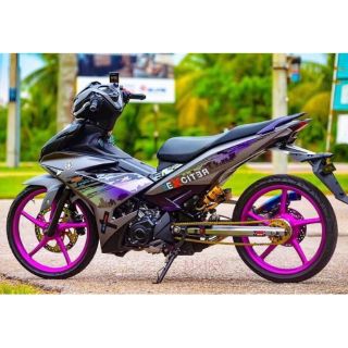 Coverset Yamaha Y15ZR design MX KING 2022 Shopee Malaysia