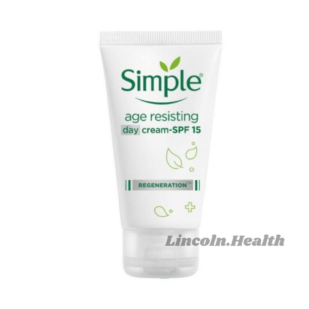 Simple Regeneration Age Resisting Day Cream – 50 Ml, SPF15, Für Sensible Haut