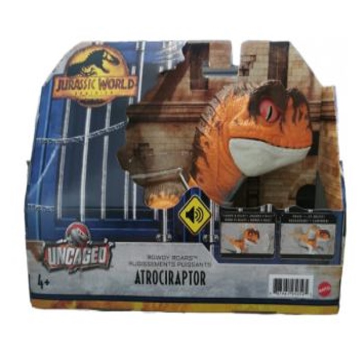 Jurassic World Dominion Uncaged Rowdy Roars Atrociraptor Tiger Shopee Malaysia