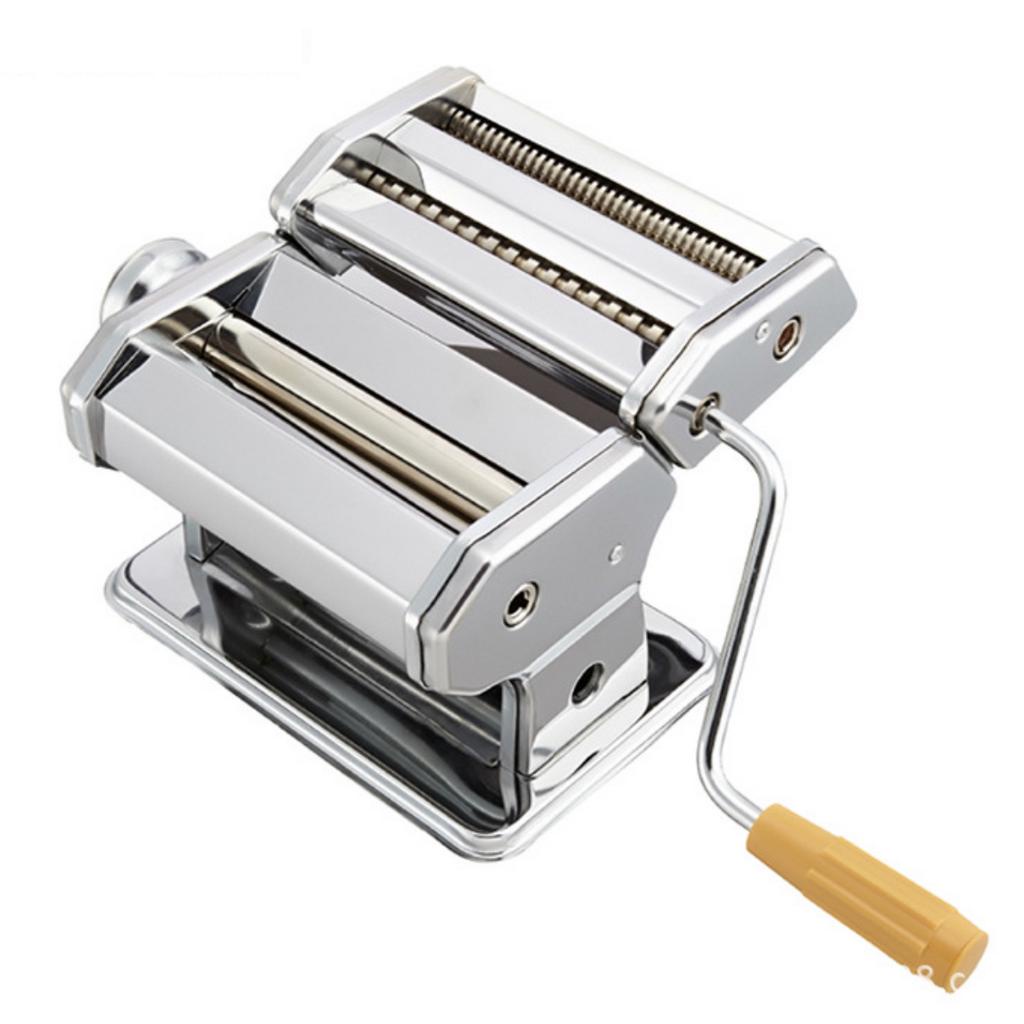 Stainless Steel 2-Blades Pasta Maker Pasta Machine Manual Noodle Maker Spaghetti 板面机