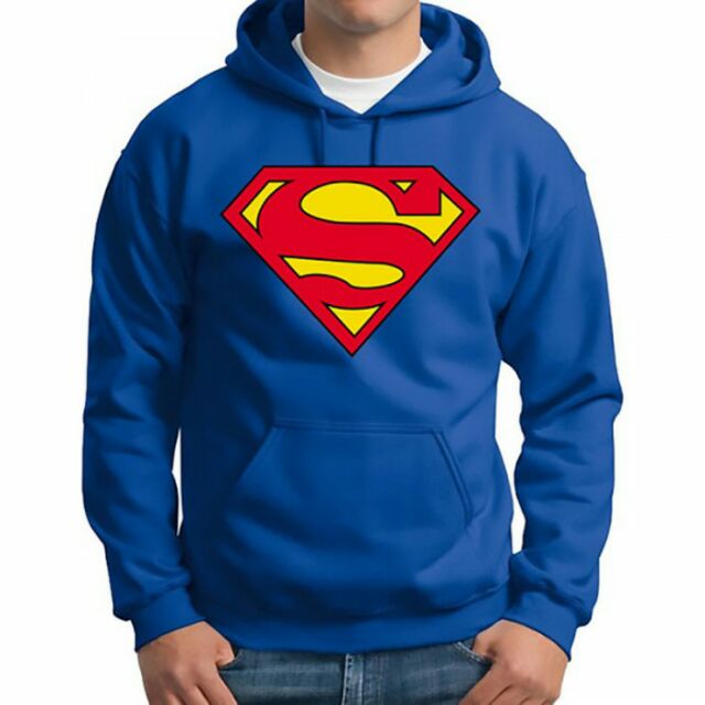 blue superman hoodie