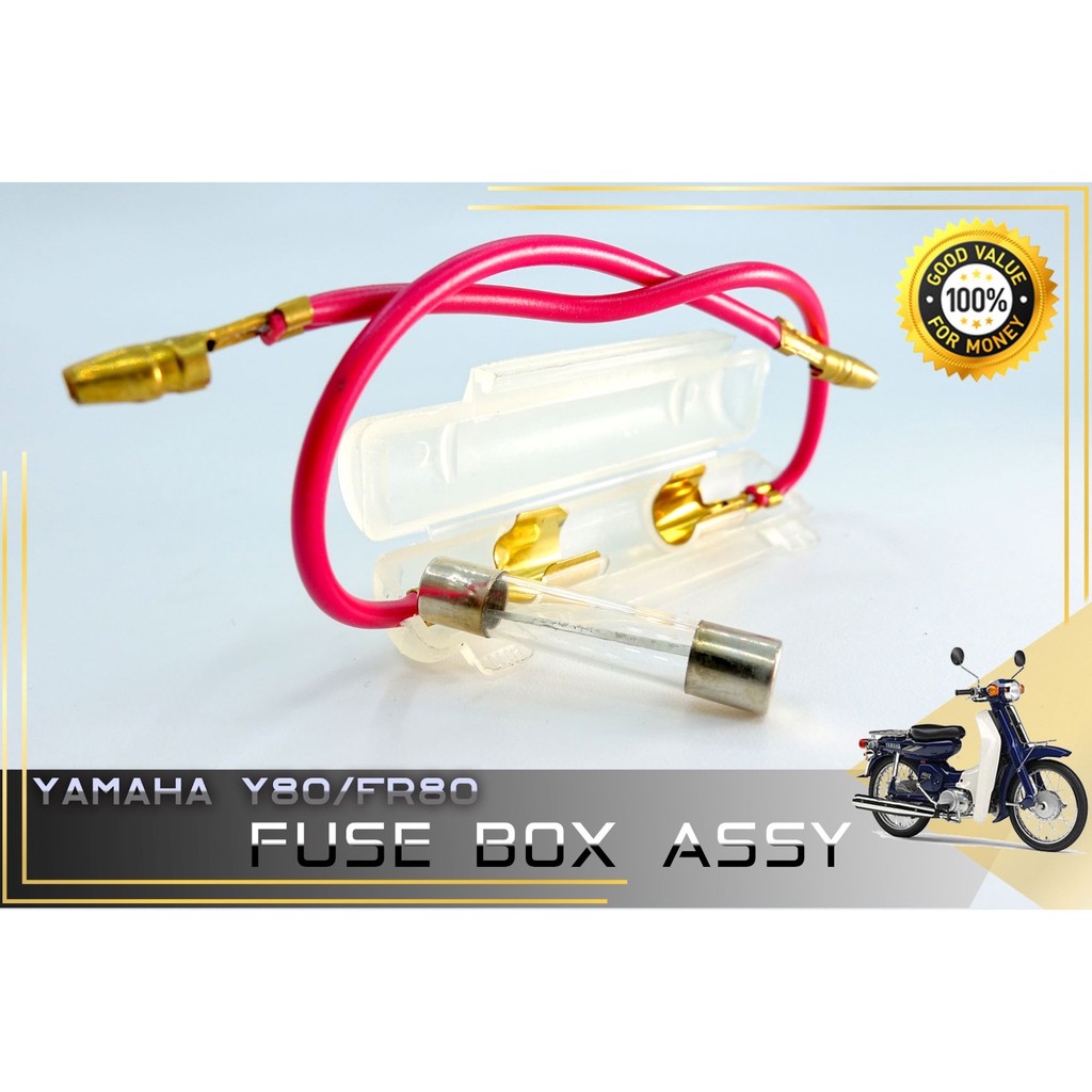 Fr 80 Fr80 Y80 Y 80 Motorcycle Fuse Fius Box Battery Bateri Fuse Glass Fuse Box 15a 12v Pgmall