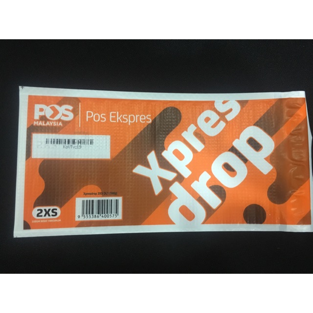 Sampul Pos Express Drop Shopee Malaysia