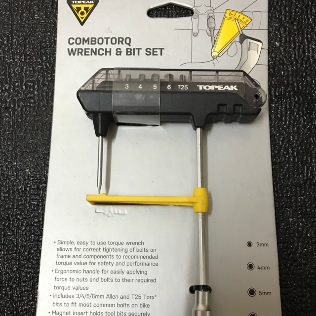 topeak combotorq wrench and bit set