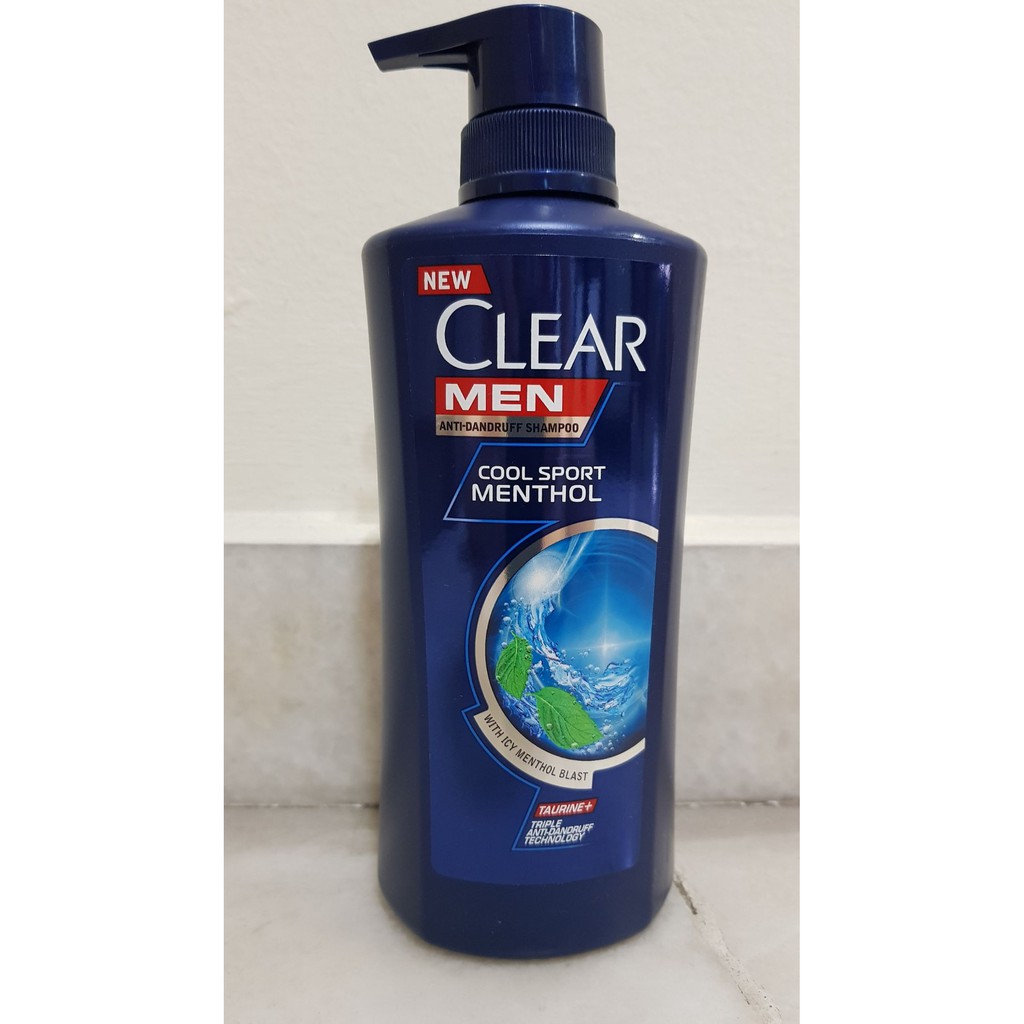 Clear Men Cool Sport Menthol Anti Dandruff Shampoo 450ml | Shopee Malaysia