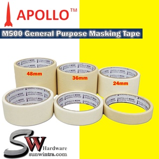 APOLLO 12yard GENERAL PURPOSE MASKING TAPE #M500/M5001 | Shopee Malaysia