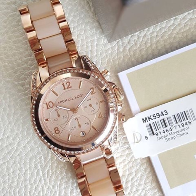 michael kors blair chronograph ladies watch