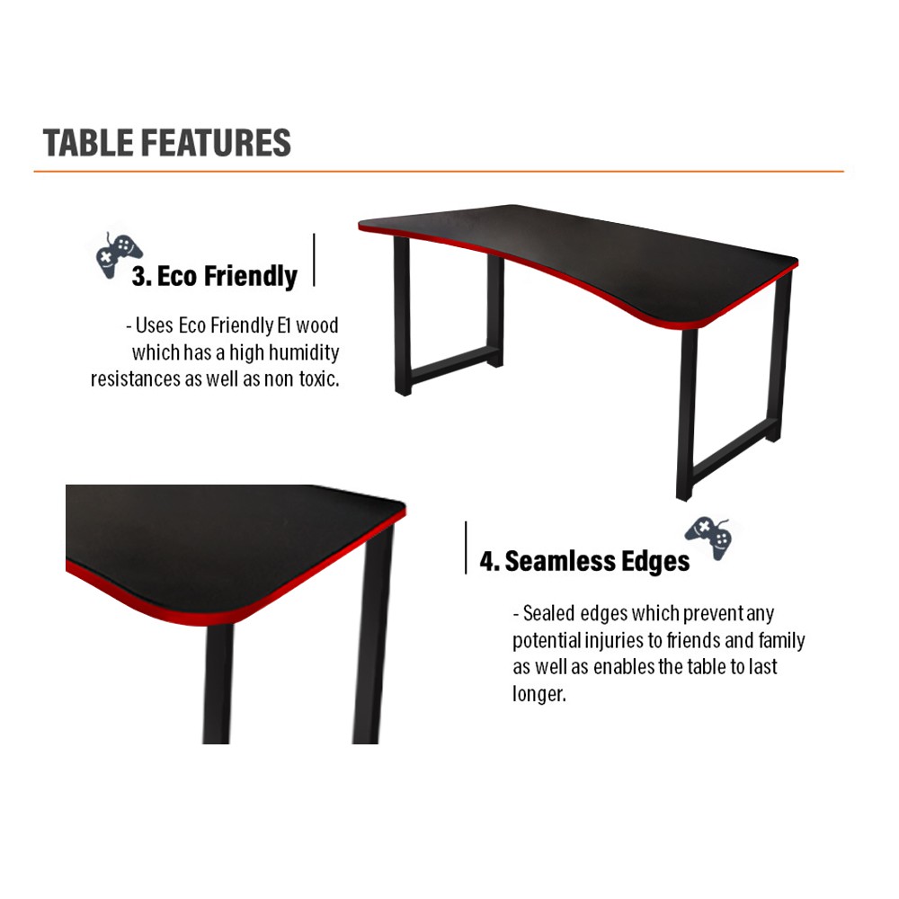 FINSSO: [GAMING SERIES] GT003 Gaming Table / Study Table / Working Desk