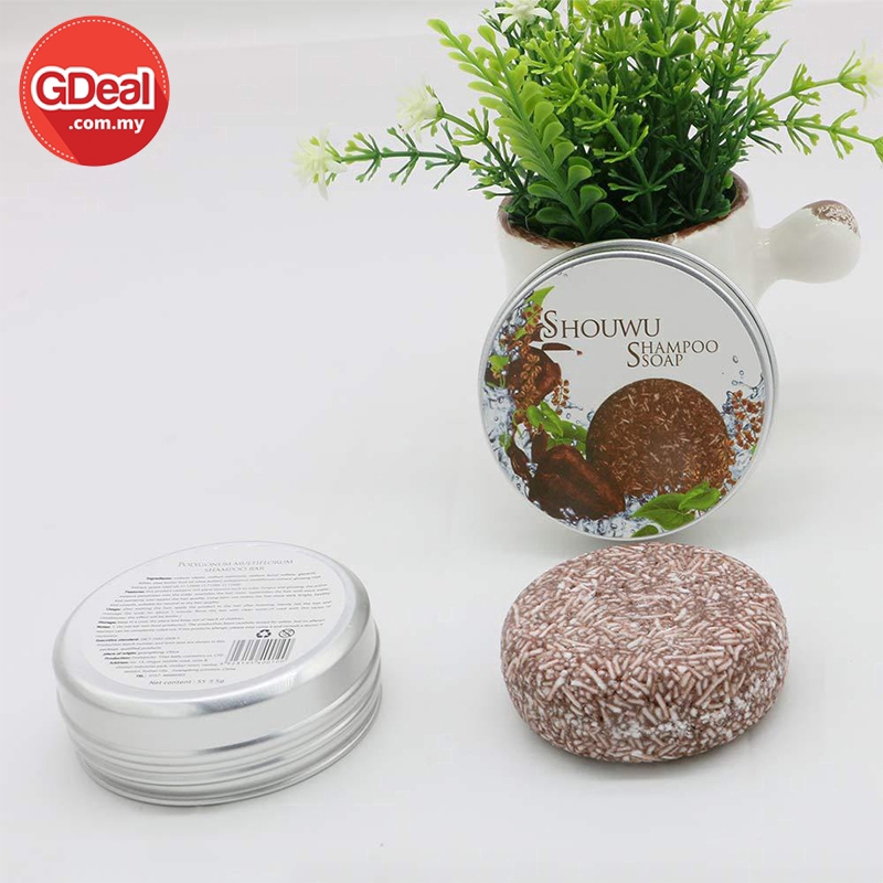 GDeal Organic handmade Hair Shampoo Soap Lavender Plant Essential Oil Ginger Hair Care Bar With Net Bag