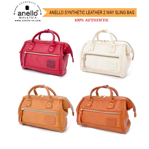 anello sling bag leather