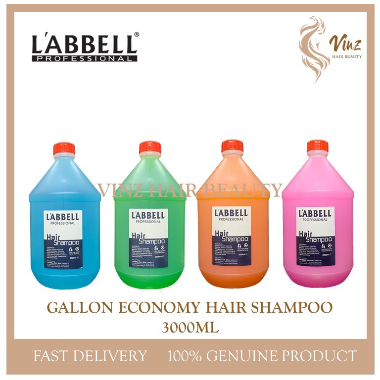 L'ABBELL Economy Gallon Hair Shampoo Salon Pack 3000ml Shopee Malaysia