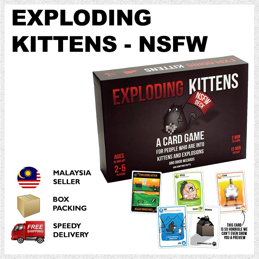 NSFW Edition Exploding Kittens Explicit Content