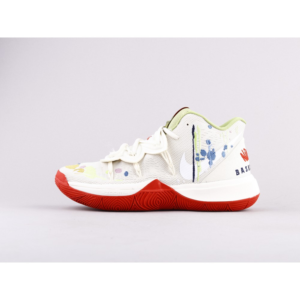 Nike Men 's Kyrie 5 Basketball Shoes White Green Sport Chek