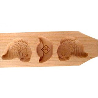 Traditionsl CNY Wooden Piglet Cookie Mooncake Mould 