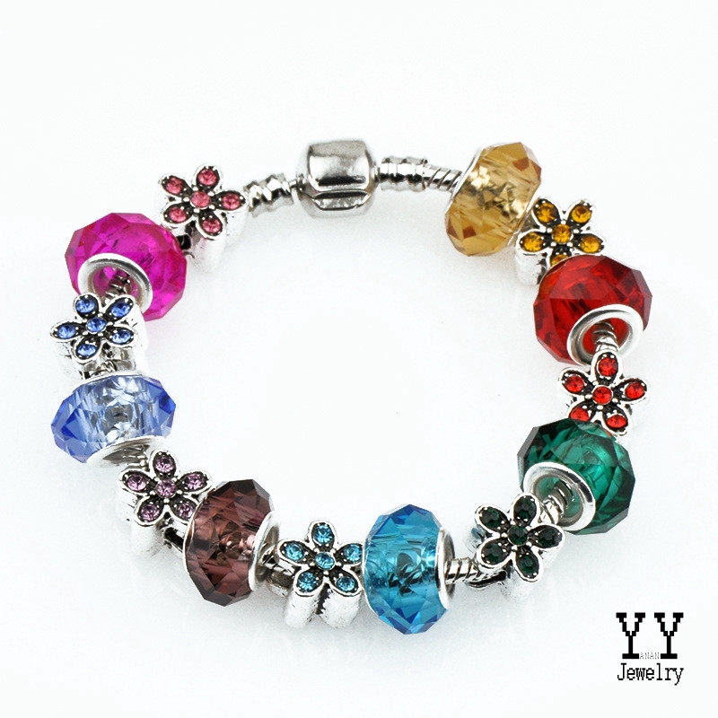 pandora colored beads