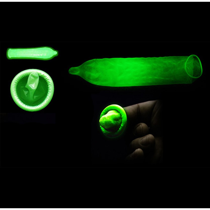 Glow-in-the-dark condoms glow in the dark.jpg - Wikimedia Com...