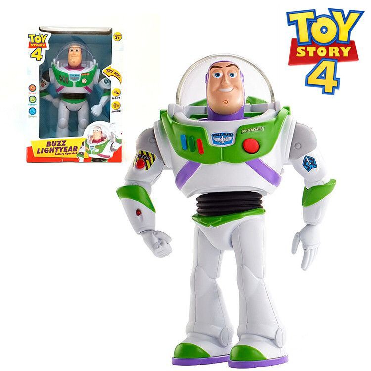 Original Buzz Lightyear Toy Story 4 Talking Walking Lighting Action Figure Toy Shopee Malaysia 