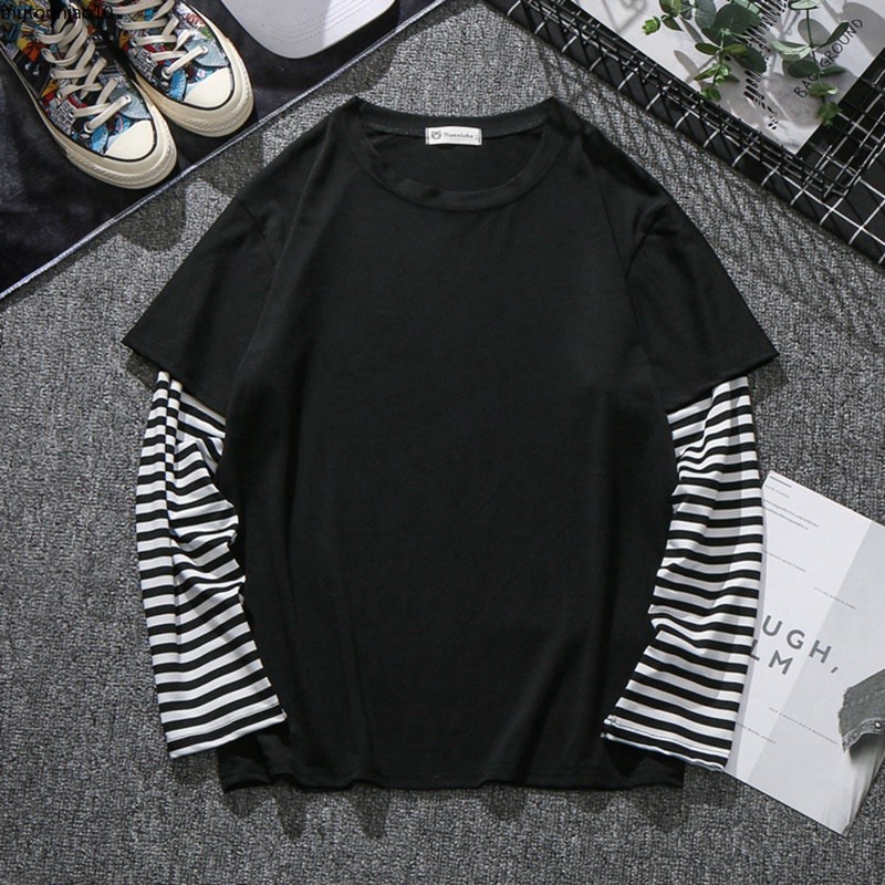 plain black t shirt women's long sleeve