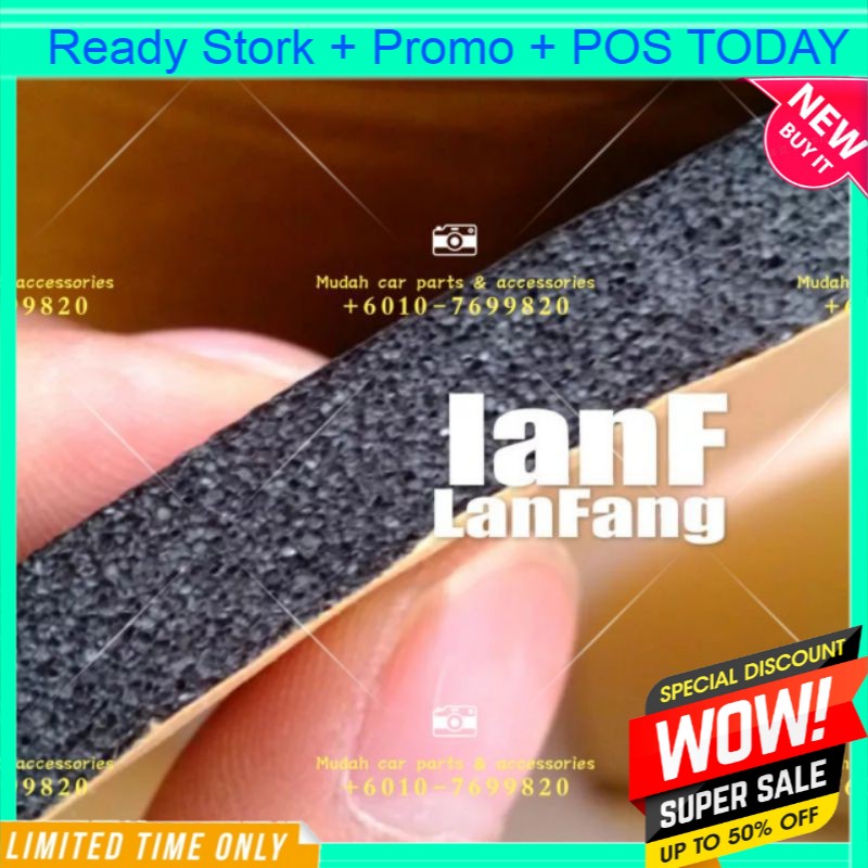 Insulation Radio Shield Cotton Film Soundproof Engine Bay Mat Under Cover Silence Scheme 0. 3M x0.5 Silent Door Boot Car