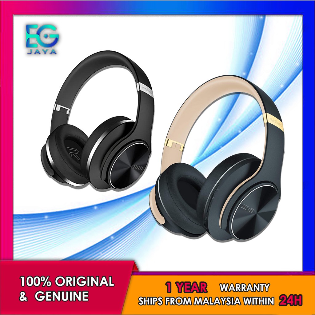 DOQAUS Wireless Foldable Bluetooth Headphones 52 Hrs Playtime & 3 EQ