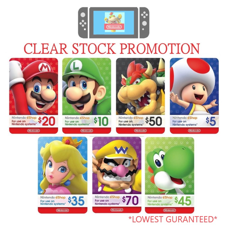 nintendo switch online subscription gift card