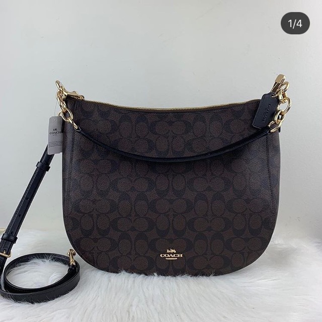 coach elle hobo signature