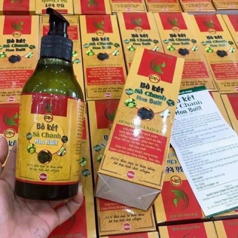 Bodhi treelemongrassgrapefruit flower shampoo 300ML Syampu bunga