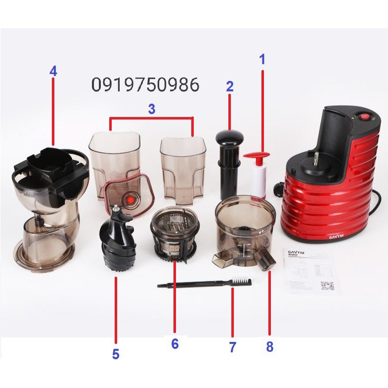 Accessories SAVTM JE31 JE 35 Slow Press Machine Standard Brand - Genuine Pressing Machine Accessories - diengiadungmaianh