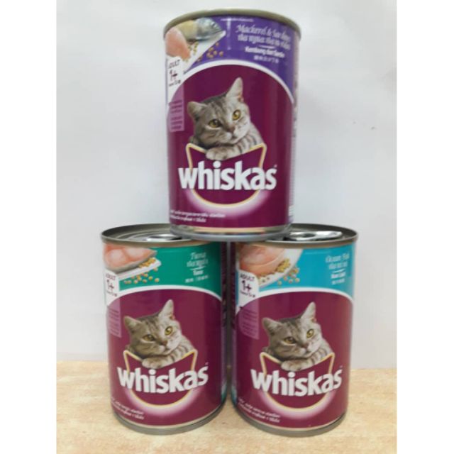 whiskas cat canned food 400g makanan kucing Shopee Malaysia