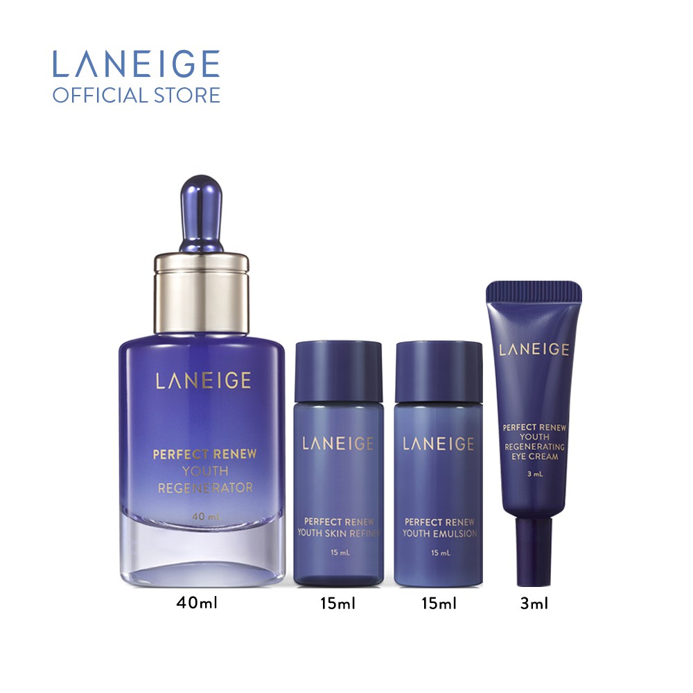 Laneige Perfect Renew Youth Regenerator Hero Set | Shopee Malaysia