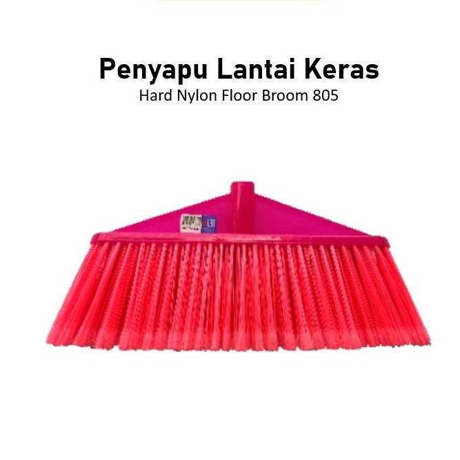Hard Plastic Nylon Broom Head Hard / Penyapu Lantai Bulu Nylon Nilon