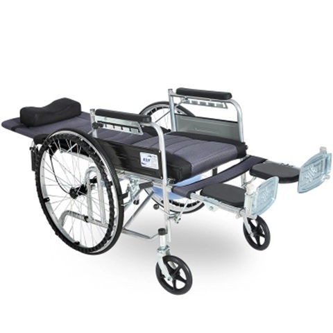 wheelchair with toilet seat