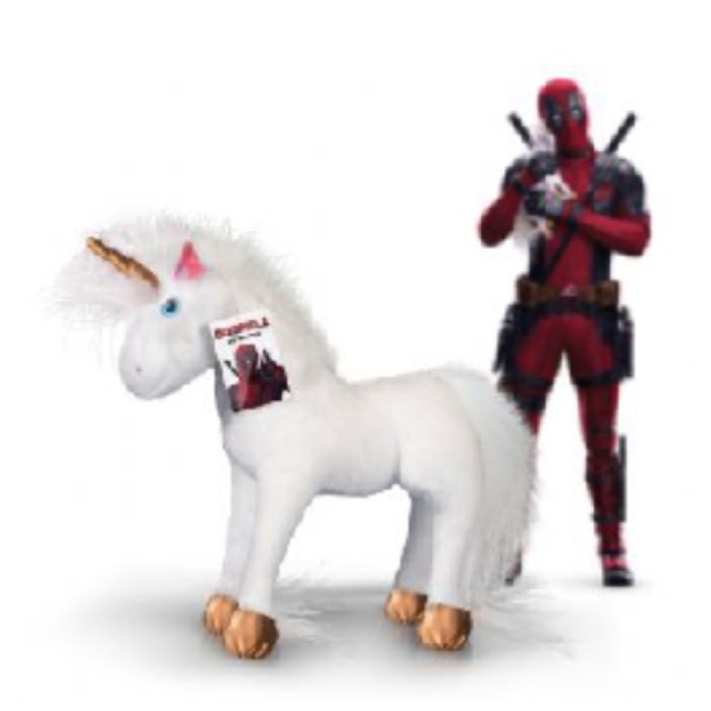 deadpool unicorn plush
