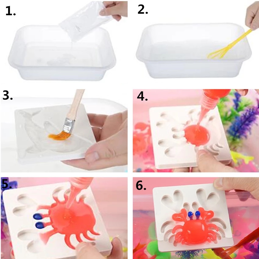 Versatile Must Kids DIY Magic Water Toy Children Handmade Craft Xmas Gift Montessori Education Fairy Ocean Magical Toys - Image 2