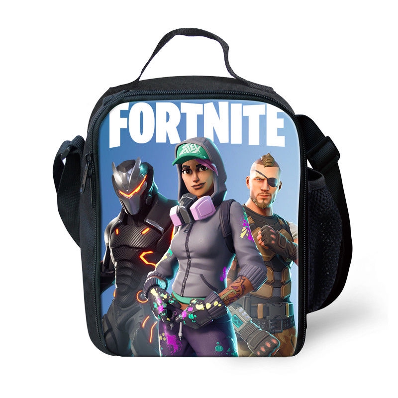 Zhg Personalised Lunch Bag Fortnite Insulated School Boys Girls - personalised lunch bag roblox game insulated black school kids